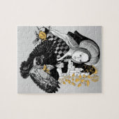 Puzzle Dame et hibou nocturne (Horizontal)
