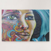 Puzzle dame peinte (Horizontal)