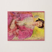 Puzzle dame rose (Horizontal)