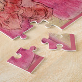 Puzzle dame rose (Côté)