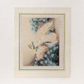 Puzzle Dame rose, 1933 par Louis Icart (Vertical)