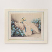 Puzzle Dame rose, 1933 par Louis Icart (Horizontal)