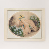 Puzzle Dame rose de Louis Icart (Horizontal)