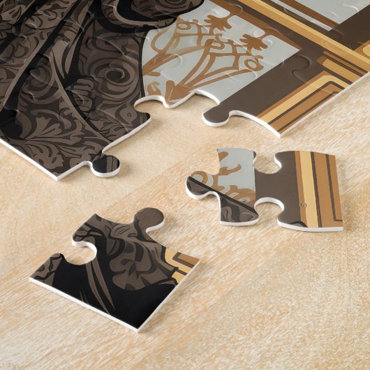 Puzzle Dame Victorienne Avec Robe De Soirée (Côté)