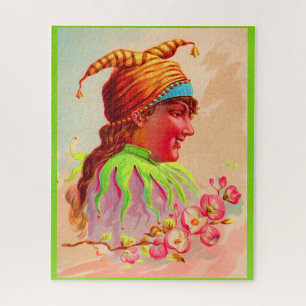 Puzzle Dame victorienne jester