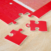 Puzzle Dames de chien écossaises portant un parapluie (Côté)