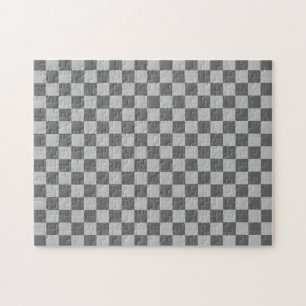 Puzzle Damier combiné gris par Shirley Taylor