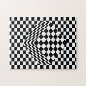 Puzzle Damier d'illusion (Horizontal)