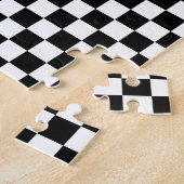 Puzzle Damier noir et blanc (Côté)