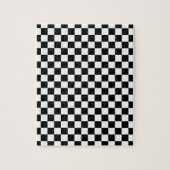 Puzzle Damier noir et blanc (Vertical)