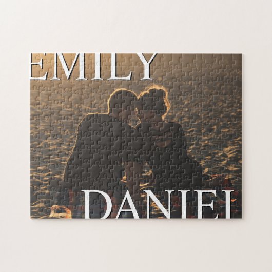 Puzzle d'amour des couples (Horizontal)