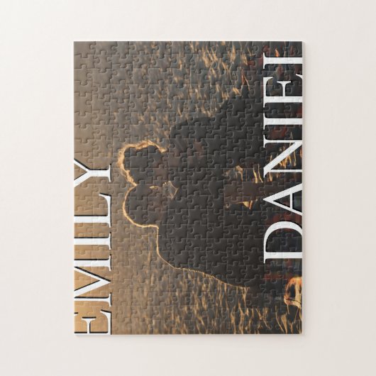 Puzzle d'amour des couples (Vertical)