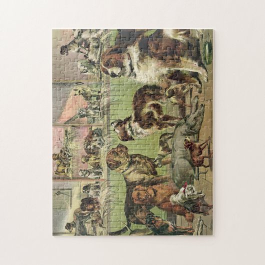 Puzzle d'amoureux de les chiens (Vertical)