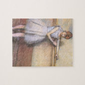 Puzzle Dancer at the Bar by Edgar Degas, Vintage Ballet (Horizontal)
