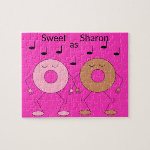 Puzzle Dancing Donuts Fuchsia