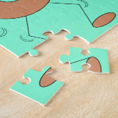 Puzzle Dancing Donuts Mint Green (Côté)