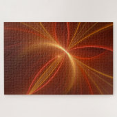 Puzzle Dancing With The Light Modern Abstract Fractal Art (Horizontal)
