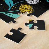 Puzzle Dandelion de printemps Fleurs et design Feuille (Côté)