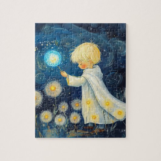 Puzzle Dandelions sous les étoiles (Vertical)
