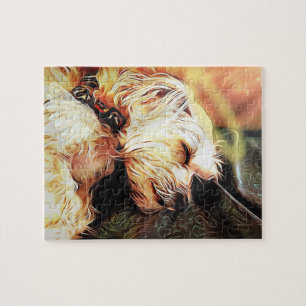 Puzzle d'ange de sommeil, 8" x 10", 110 morceaux