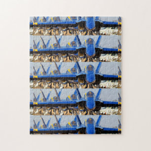 PUZZLE D'ANGES BLEUS