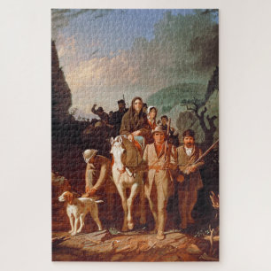 Puzzle Daniel Boone escortant des colons