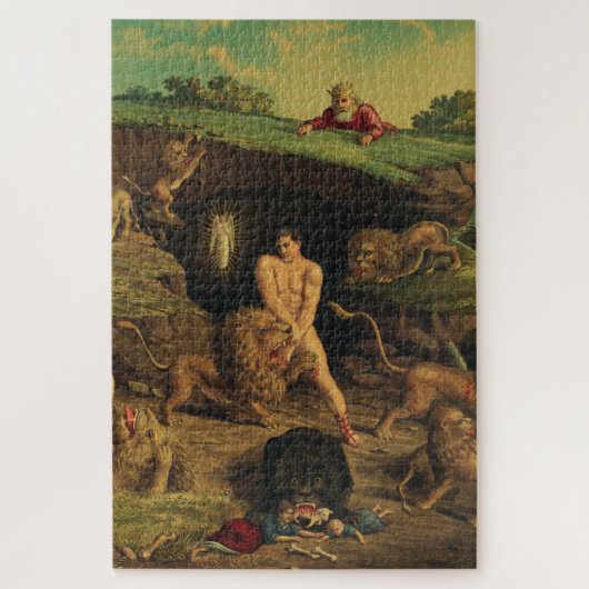 Puzzle Daniel dans la fosse aux lions (Vertical)