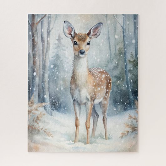 Puzzle d'animal de neige (Vertical)