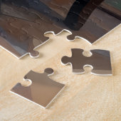Puzzle Danois Géant Abstrait Géométrique Noël Nuit Chapea (Côté)