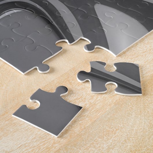 Puzzle dans graphique abstrait élégant (Côté)