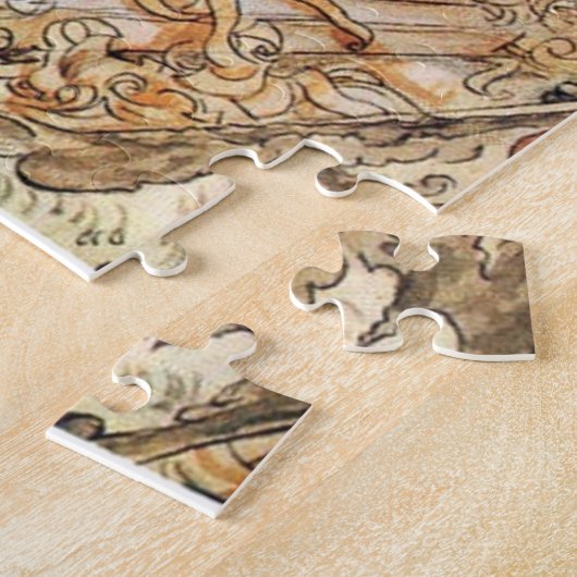 Puzzle Dans la boutique de charpentier - Carl Larsson 190 (Côté)