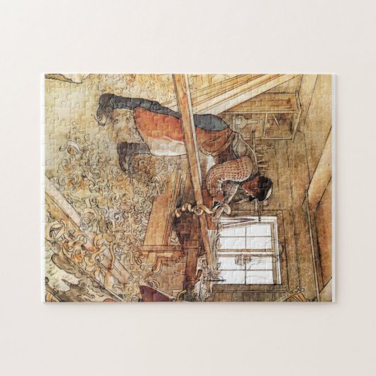 Puzzle Dans la boutique de charpentier - Carl Larsson 190 (Horizontal)