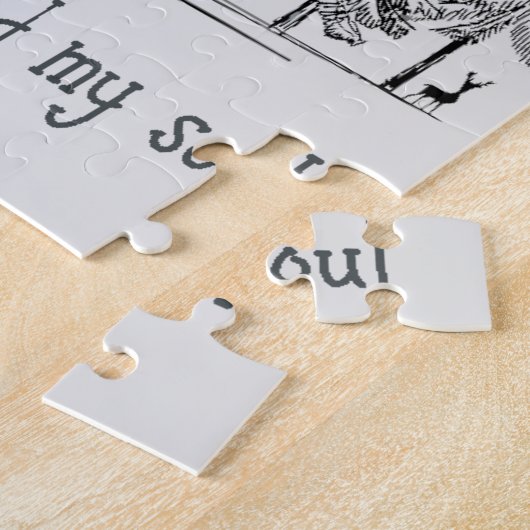 Puzzle Dans la forêt je vais perdre mon esprit, trouver m (Côté)