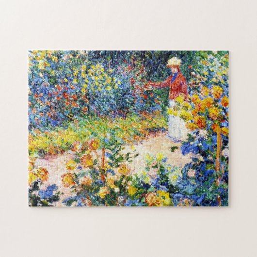Puzzle Dans la peinture de femme de Claude Monet de (Horizontal)