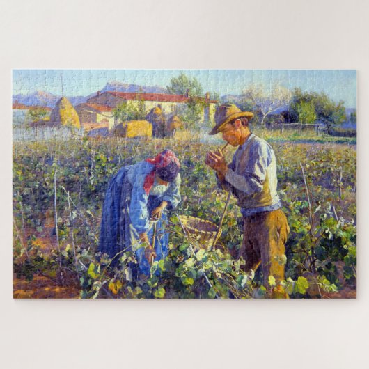 Puzzle Dans le vignoble Elin Danielson-Gambogi 1898 (Horizontal)