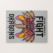 Puzzle Dans Mon Monde, Je Lutte Contre Les Dragons (Horizontal)