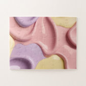 Puzzle dans un graphique abstrait élégant (Horizontal)