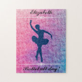 Puzzle Danse Ballet toute la journée Custom Ballerina (Vertical)
