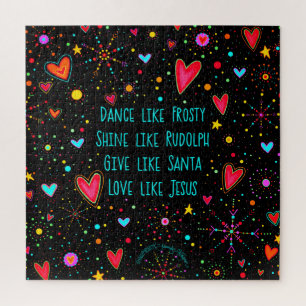 Puzzle Danse comme Frosty Moderne Noël Inspirant