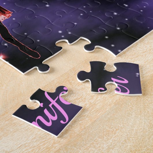 Puzzle Danse rose et violet (Côté)