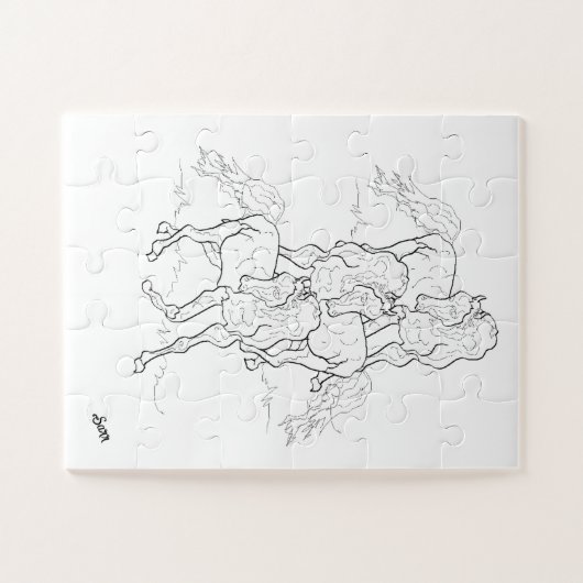 Puzzle : Danser des chevaux arabes (Horizontal)