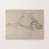 Puzzle Danseur ajustant sa pantoufle (Horizontal)