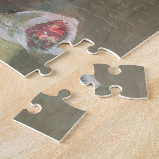 Puzzle Danseur avec Bouquet, Curtsys par Edgar Degas (Côté)