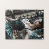 Puzzle Danseur de ballet dans un TuTu Vert et des ailes d (Horizontal)