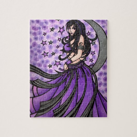 Puzzle Danseur du ventre Violet Moon (Vertical)