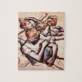 Puzzle Danseurs de ballet en demi-figure par Edgar Degas (Vertical)
