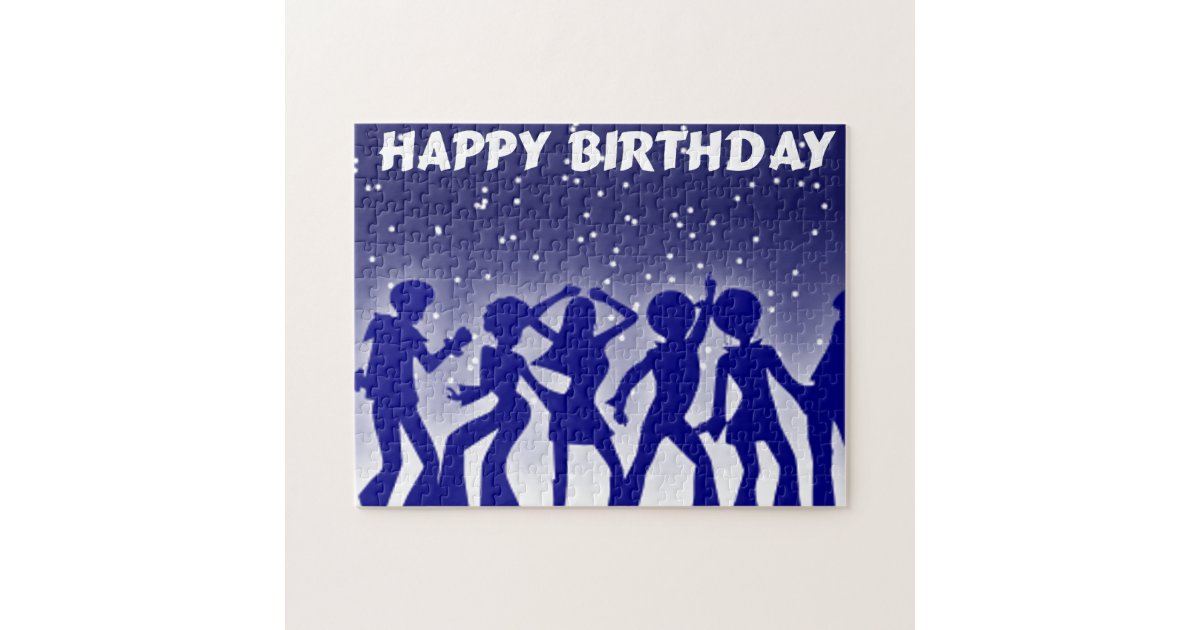 Puzzle Danseurs De Disco De Joyeux Anniversaire Zazzle Be