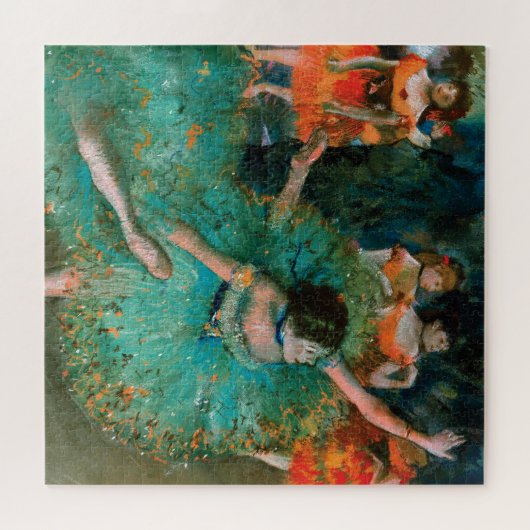 Puzzle Danseurs en vert par Edgar Degas (Horizontal)