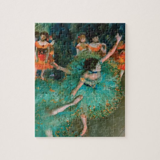 Puzzle Danseurs en vert par Edgar Degas (Vertical)