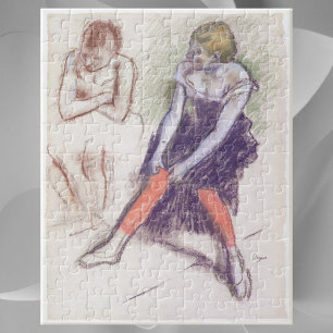Puzzle Danseuse aux bas rouges d'Edgar Degas